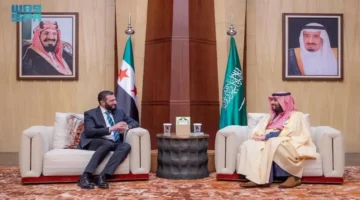 الرئيس السوري يؤكد رفض أي تهديد لأمن واستقرار المملكة خلال اتصال بولي العهد